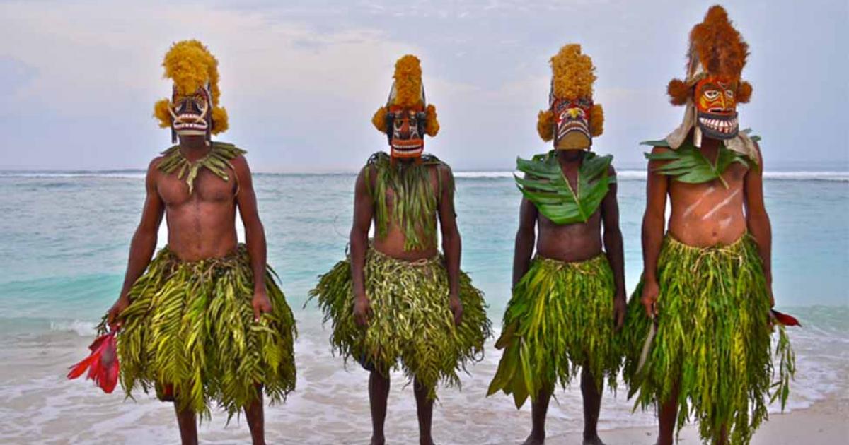 Malangan carvings, now world-famous, are the wooden carvings which are created for use in malangan ceremonies. Traditionally these were burnt at the conclusion of the event; in modern times most are now retained.      Source: Rita Willaert/CC BY-NC-SA 2.0
