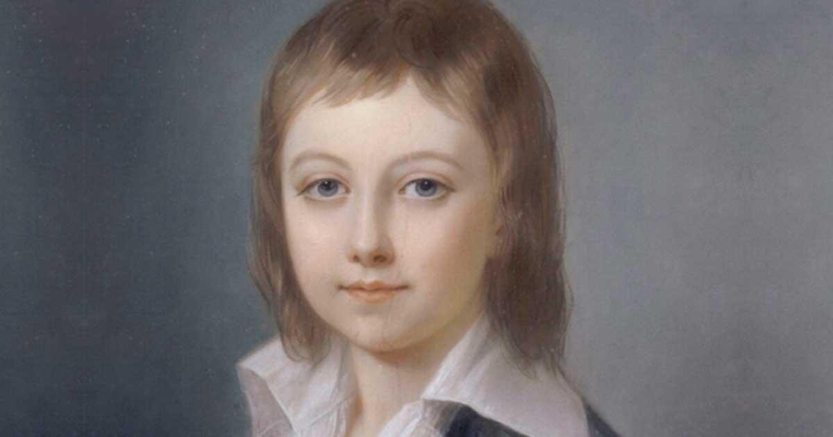 Portrait of Dauphin Louis-Charles of France, Marie Antoinette’s son. Source: Public domain