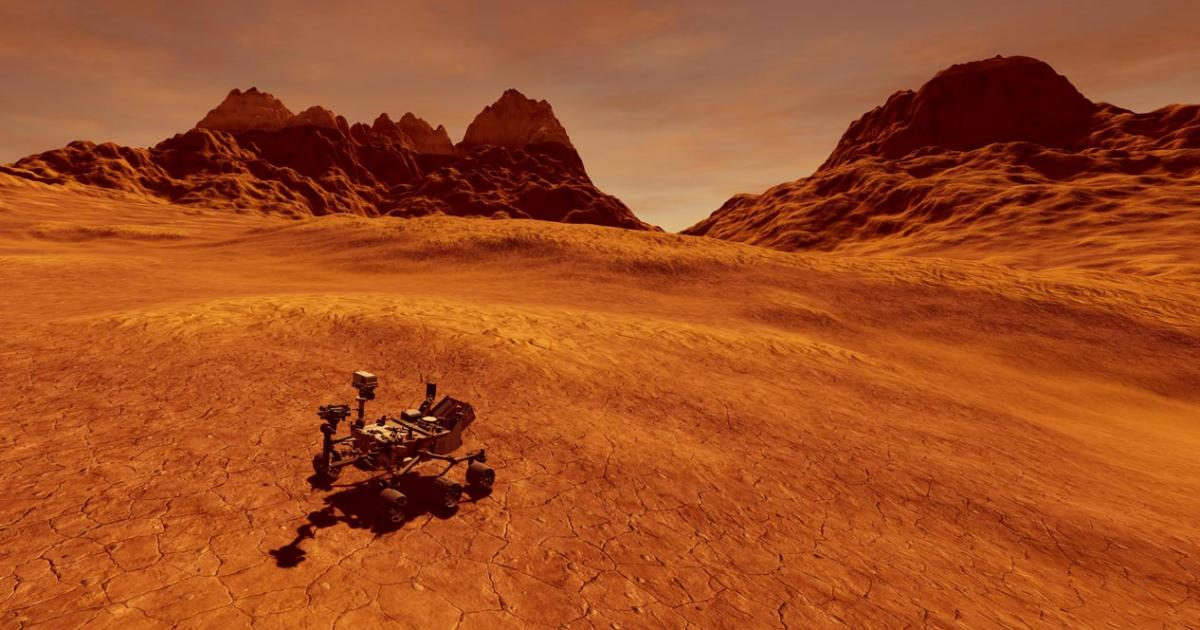 Curiosity Rover on Mars looks for water