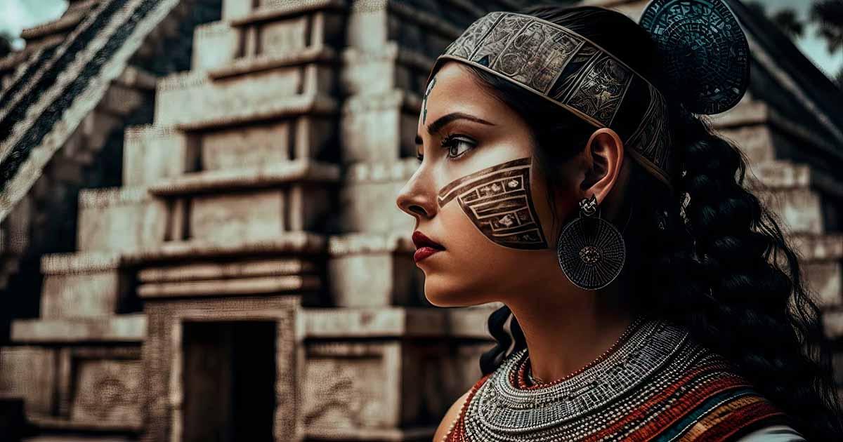 Maya woman. Source: Julien / Adobe Stock.