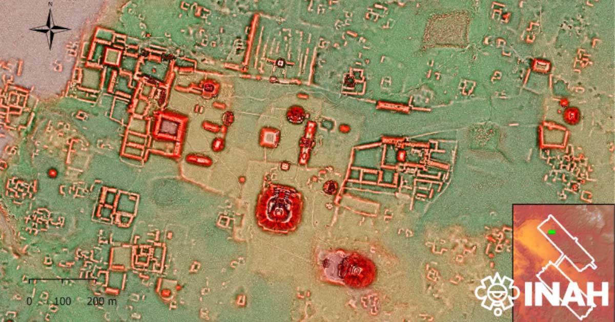 : Images resulting from the Calakmul LiDAR survey performed in Mexico. Source: INAH