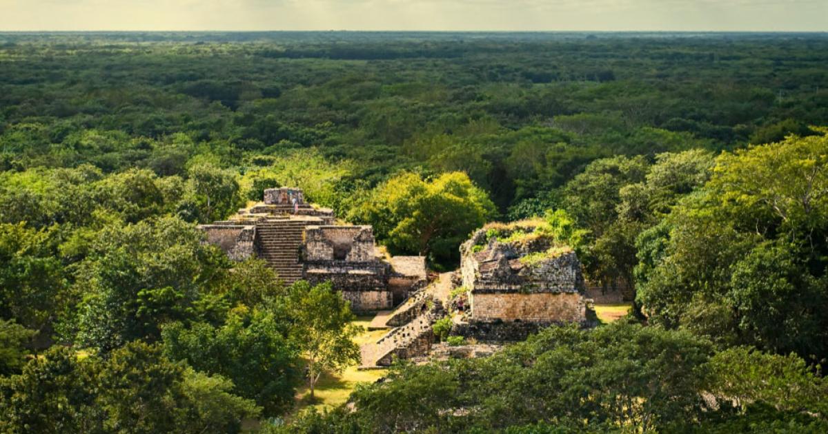 Ek Balam Maya Archeological Site. Maya Ruins, Yucatan Peninsula. Credit: bobiphil / Adobe Stock