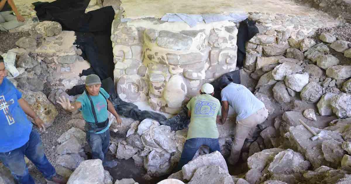 Giant Face of Ucanha: Giant Sculpted Mayan Mask Found in Mexico