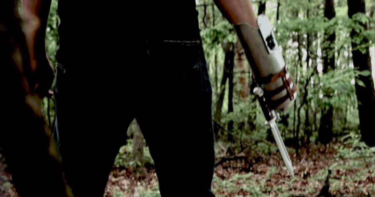 YouTube Screenshot from The Walking Dead Role Play Weapons by ThinkGeek