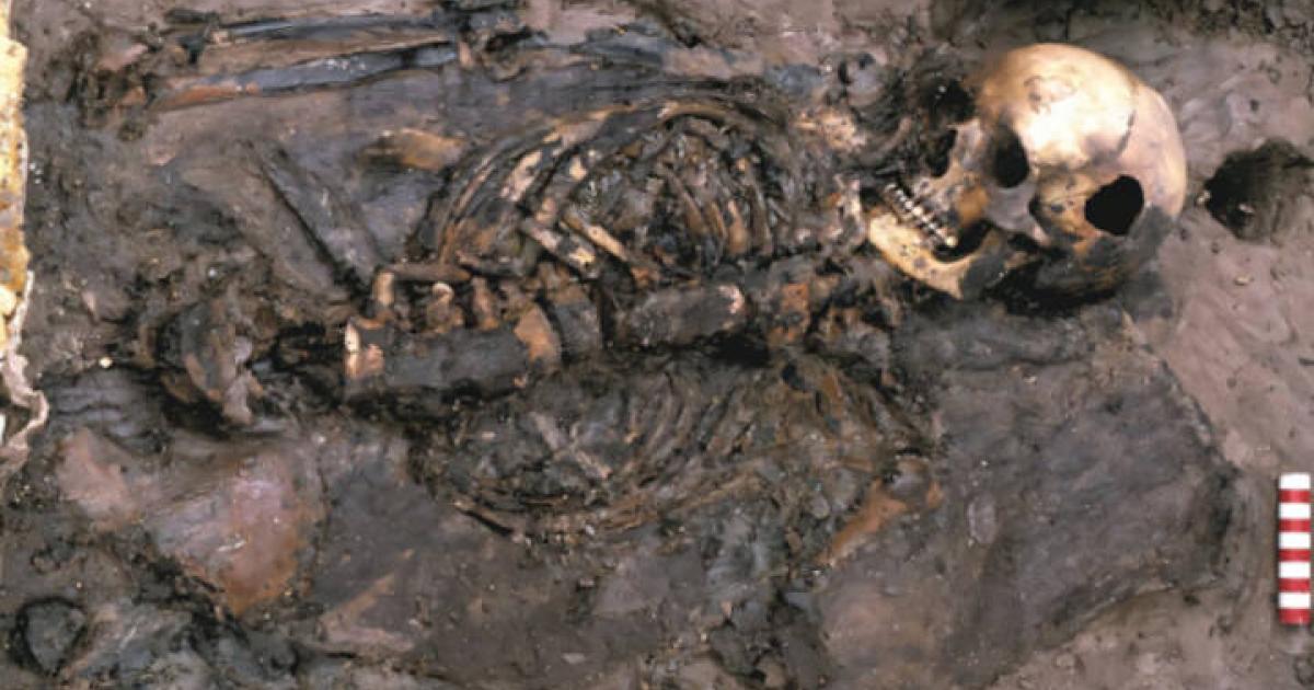 Remains of medieval female UPT90 sk 1278.