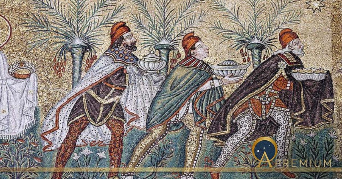 The Star Of Bethlehem Leading the Magi To The Cave Of Treasures 