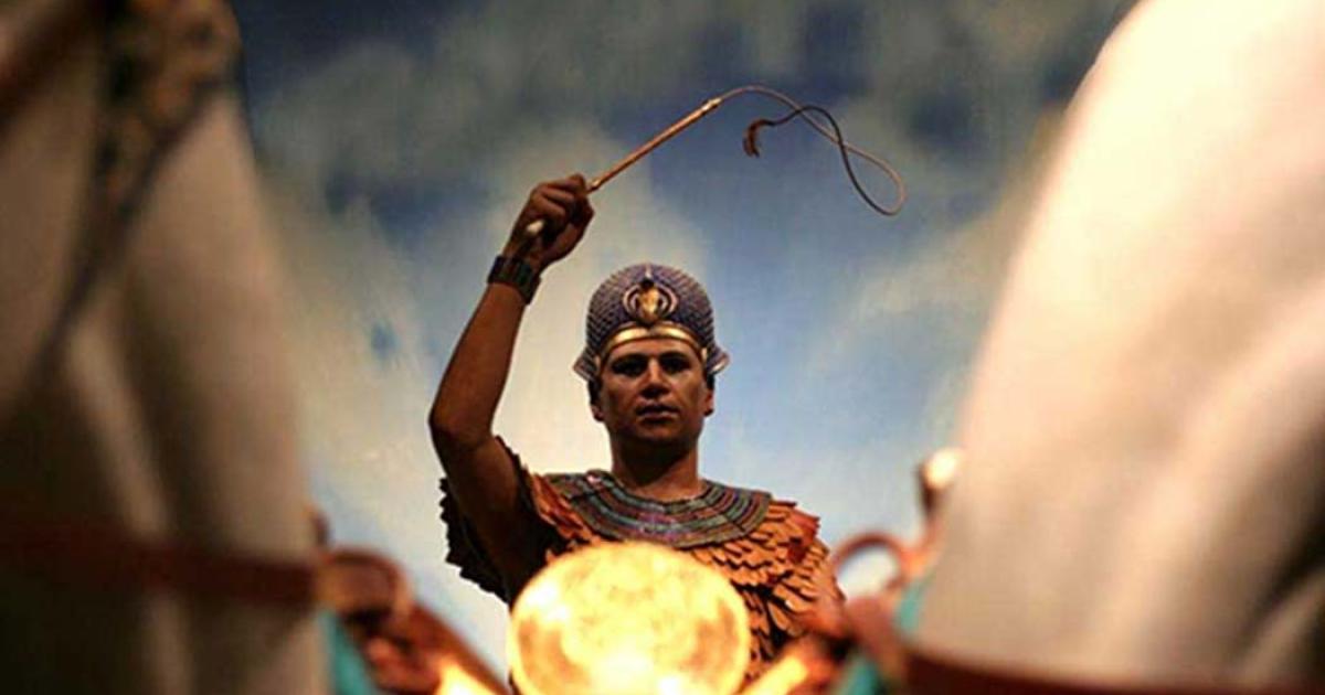 ‘Egyptian on Chariot in Crossroads of Civilization exhibit at Milwaukee Public Museum’. King Menes is credited with uniting the upper and lower lands of Egypt through both political alliance and military means. 