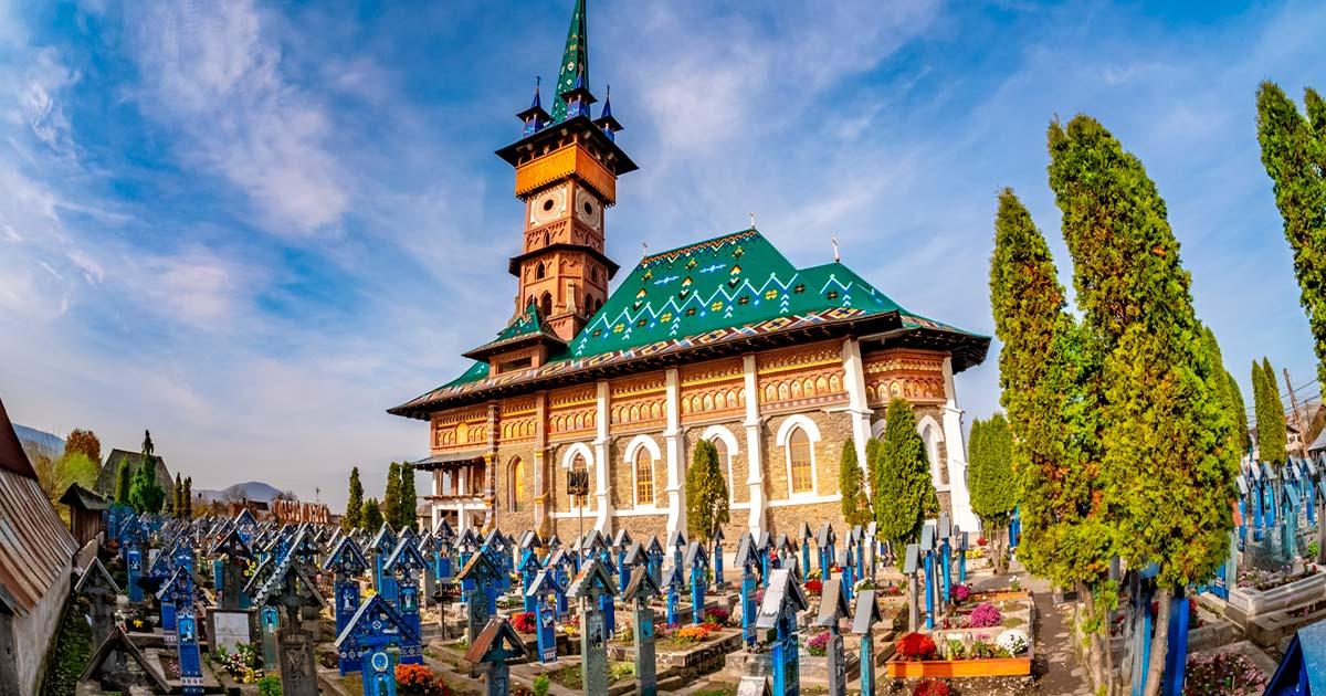 The Merry Cemetery in Romania. Source: cristianbalate / Adobe Stock.