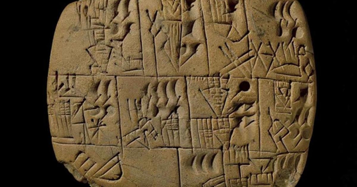 This is the oldest known pay stub in the world, dating back 5,000 years to the city of Uruk in Mesopotamia. The wages were beer.