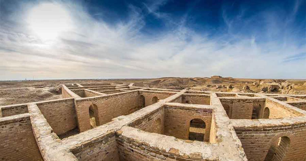 The so-called Abraham house at the Ur archaeological complex in southern Iraq is said to be the birthplace of the prophet Abraham (Ibrahim in Arabic). The "latest" Mesopotamian city discovered near Tell al-Duhaila is less than 20 miles (31 km) from Ur. Source: Aziz1005 / CC BY 4.0