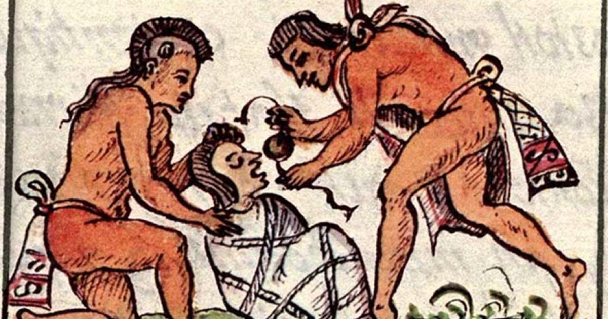 Preparation of a corpse, Florentine Codex Book 3