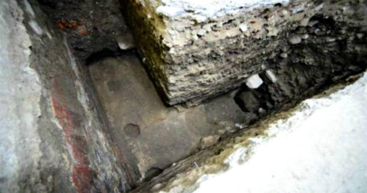 Part of the newly discovered tunnel. (Notimex / 24-horas.mx)