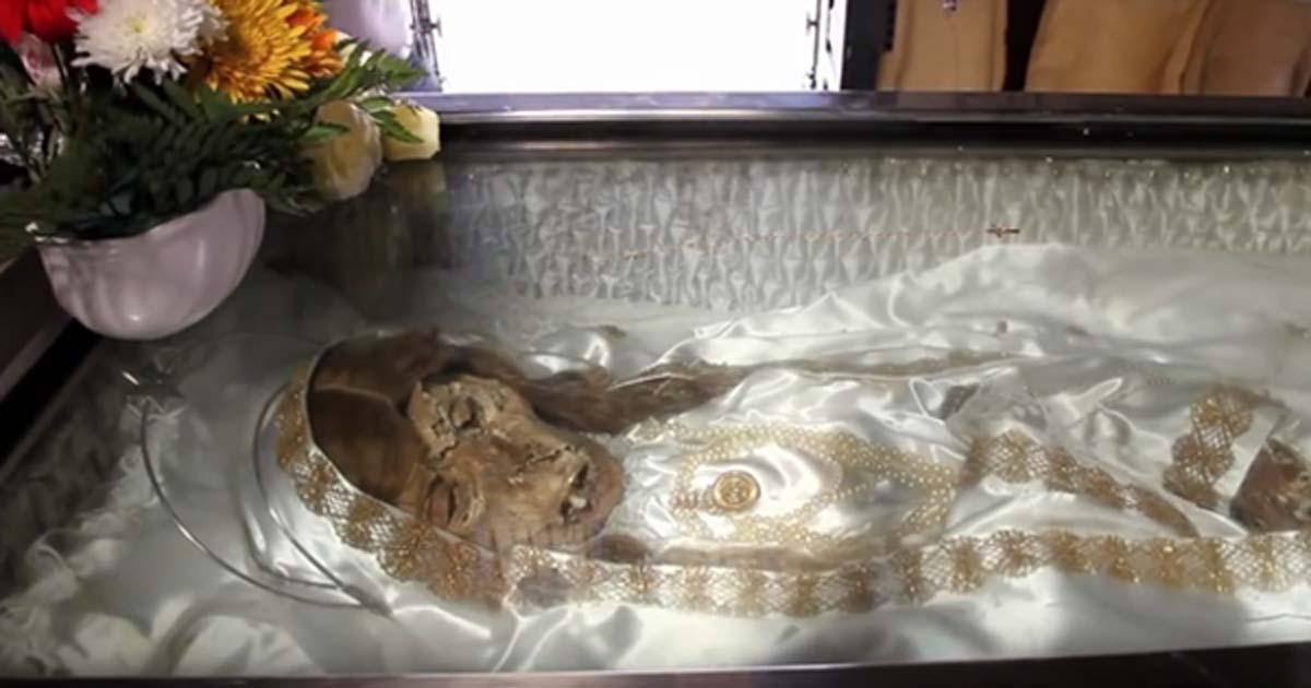 The body of Maria Adelaide.