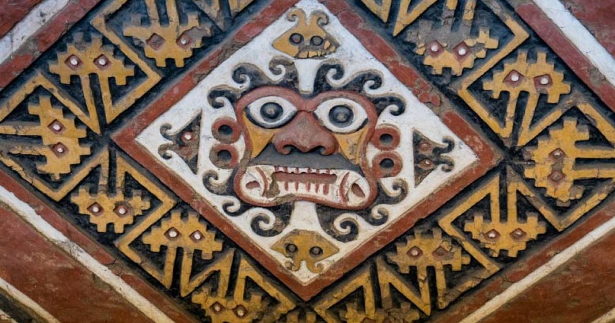 Moche Decapitator mural at Huaca de la Luna