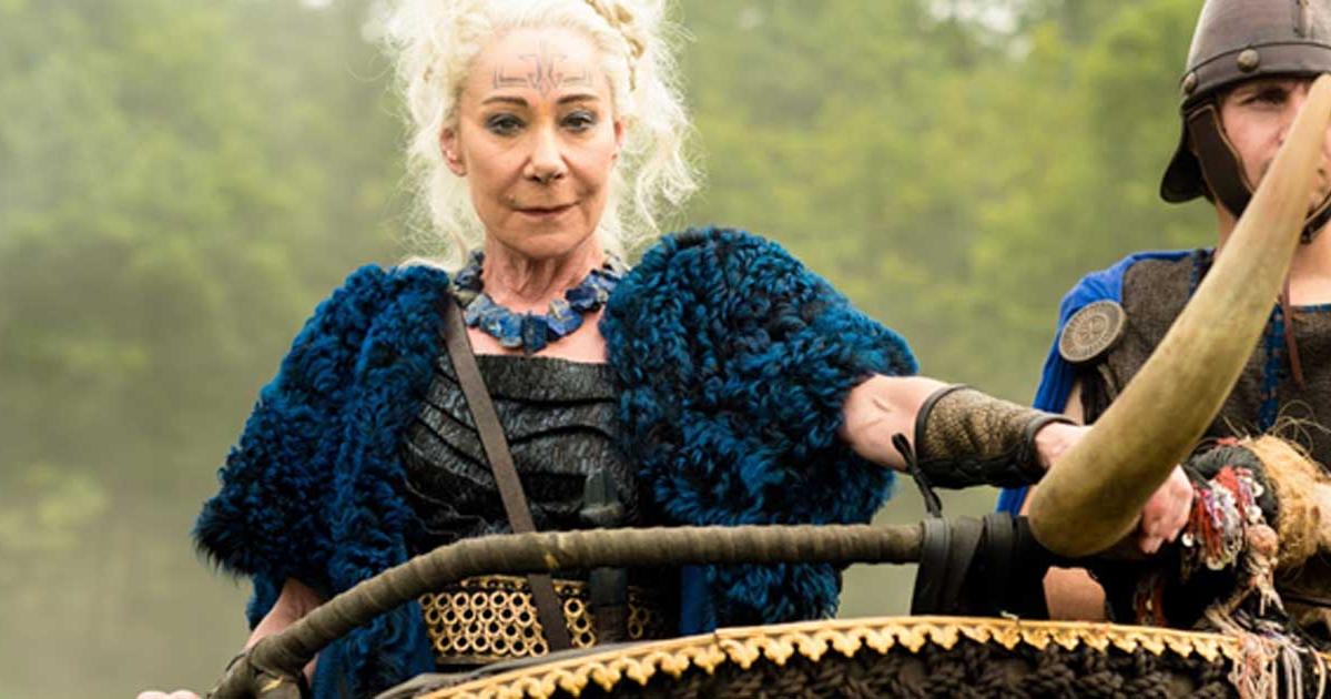 Zoe Wanamaker in TV series ‘Britannia’. 