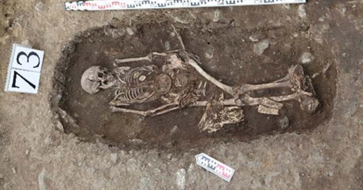 Two female graves were found. Researchers believe one was an Amazon like warrior woman and the other was a wealthy lady. Source: Artur Kharinsky/The Siberian Times