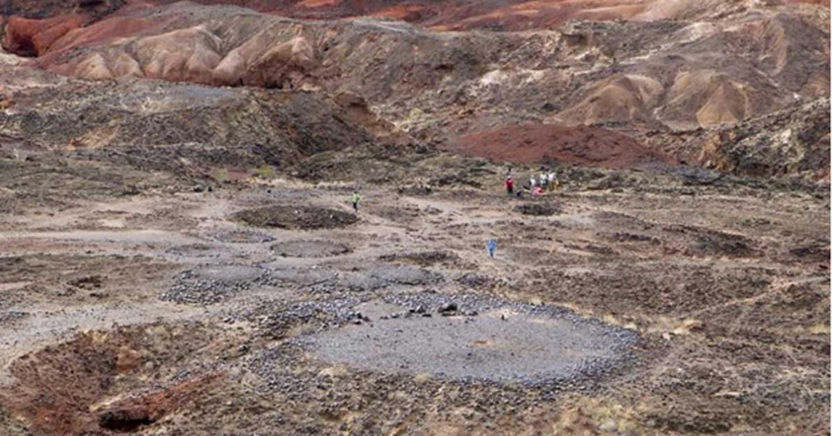 View of Lothagam North pillar in Kenya, built by eastern Africa’s earliest herders. 