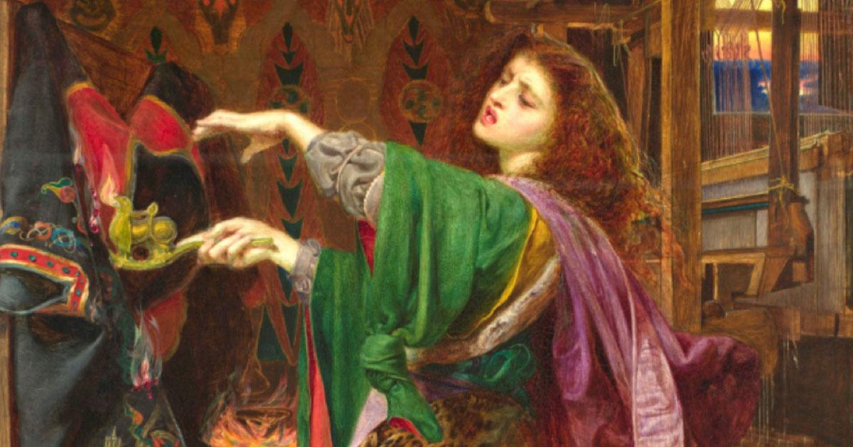 Morgan Le Fay by Frederick Sandys