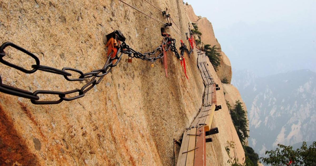 Mount Hua, Huashan, trail 