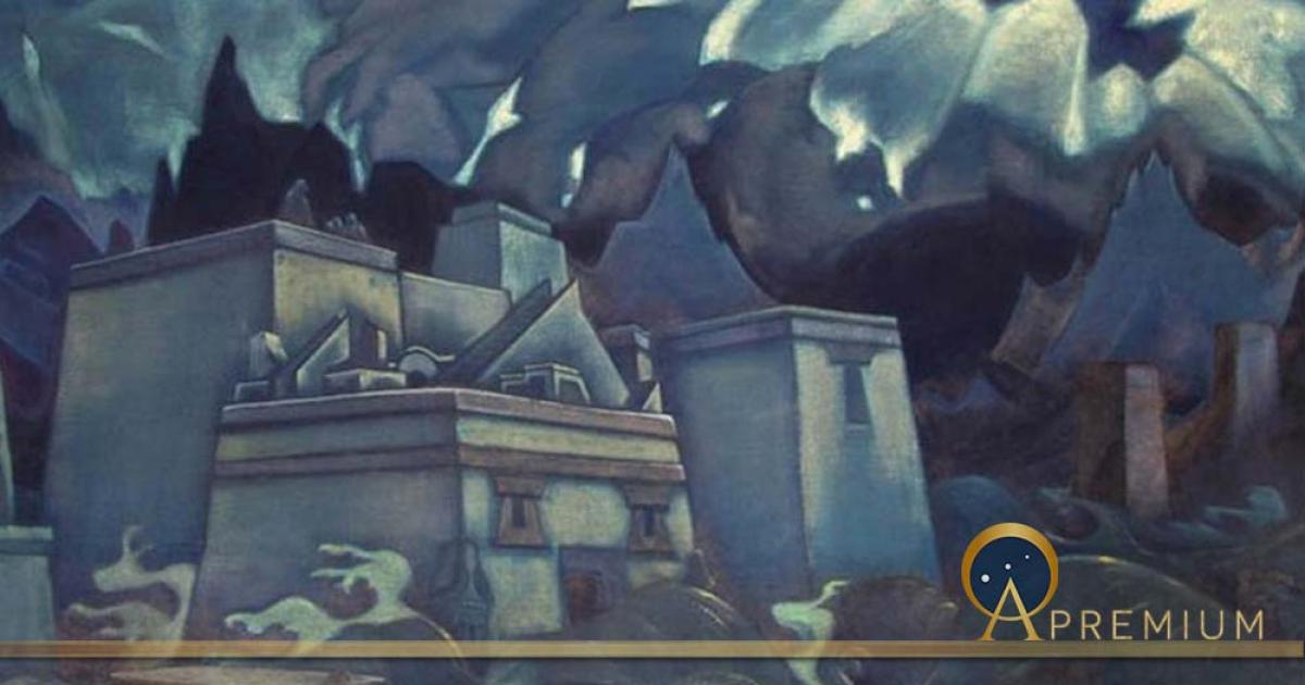 Gibel Atlantidy by N.Roerich (1929) (Public Domain)