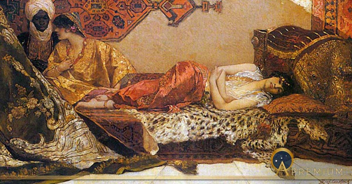 Odalisque by Jean-Joseph Benjamin-Constant (1882) (Public Domain)