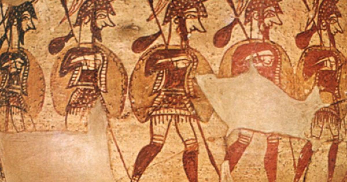 Mycenaean Greeks in the Egyptian military of Ramesses