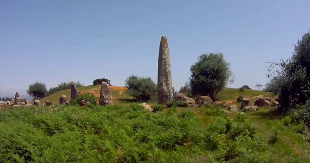 The Mzora Stone Circle in Northern Morocco.
