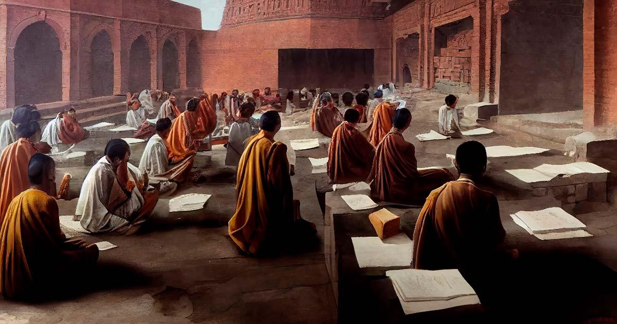 Students studying at Nalanda University, India. Source: Amith / Adobe Stock.