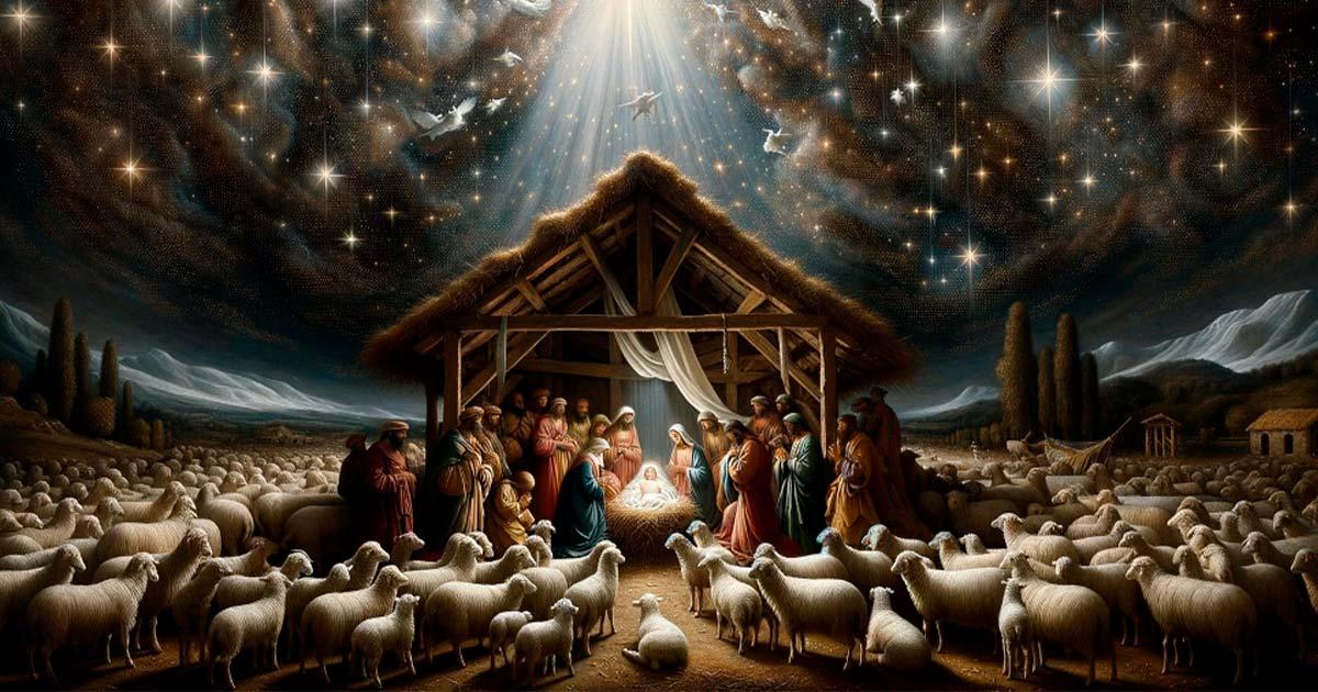 The nativity story depicting the birth of Jesus. Source:  Eric Wilcox / CC BY-NC 2.0)