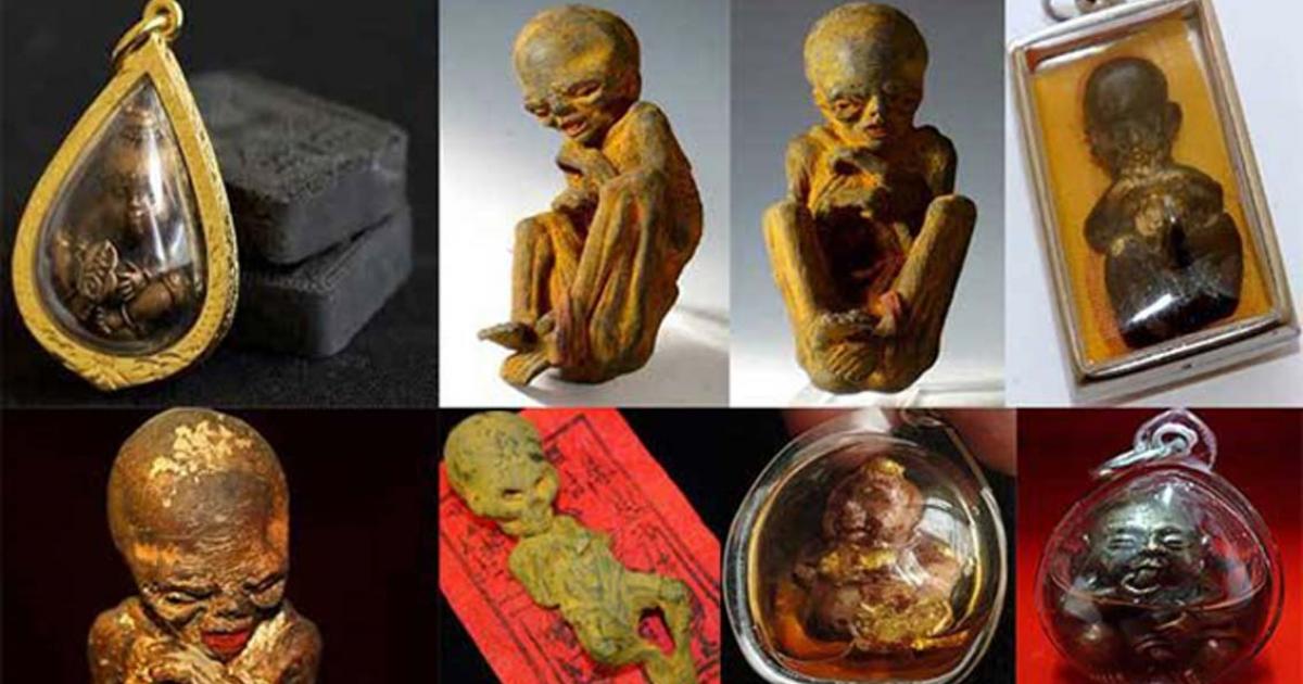 Kuman Thong amulets.