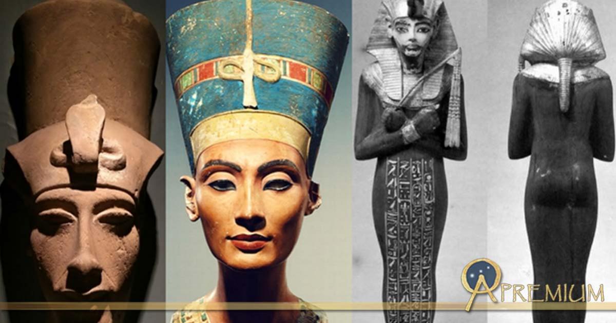 Collection of Egyptian Busts and Shabtis, design by Anand Balaji 
