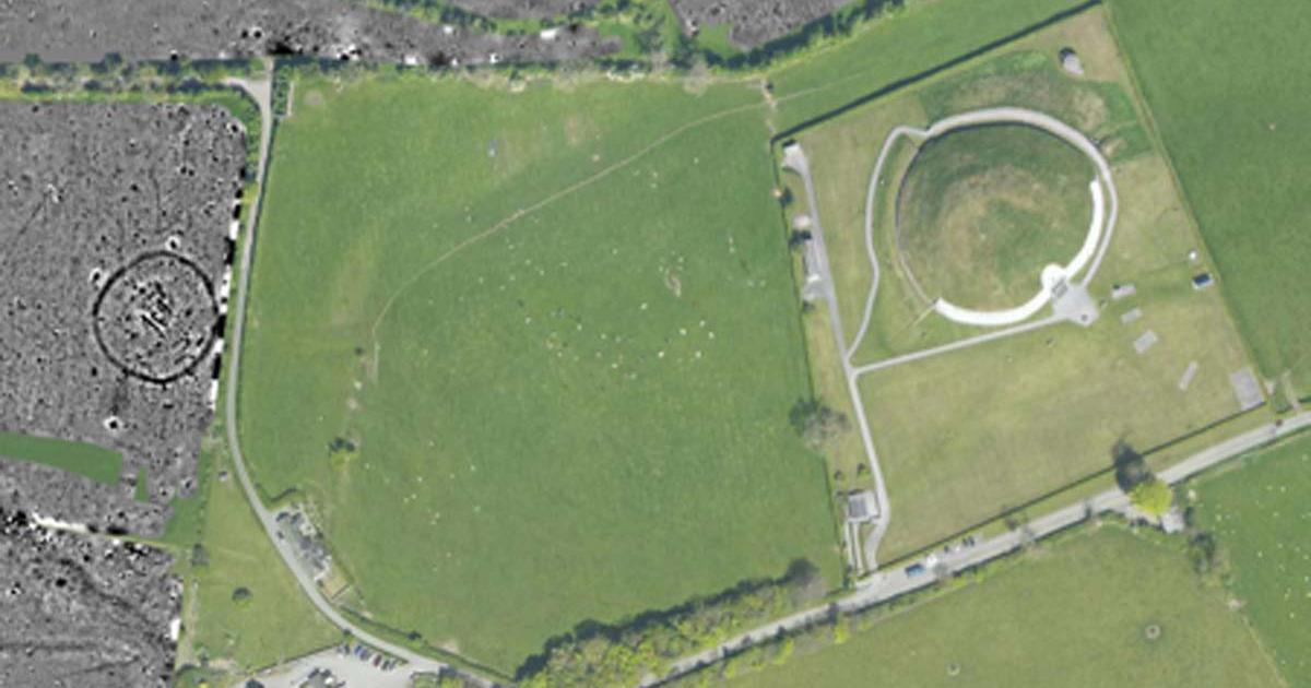 Archeologists have identified about 40 previously unknown monuments near Newgrange. The Boyne to Brodgar Project is examining connections between the Boyne Valley and the Orkney Islands. Source: Dr. Davis / UCD School of Archaeology.