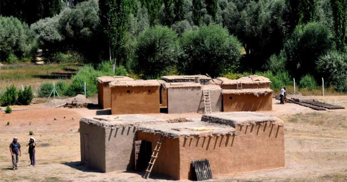 The Neolithic Revolution was characterized by permanent human settlements and the invention of agriculture starting about 10,000 years ago. This is what the early Neolithic homes looked like in Pre-Pottery Neolithic B housing in Aşıklı Höyük, modern Turkey.                     Source: Sarah Murray / CC BY-SA 2.0