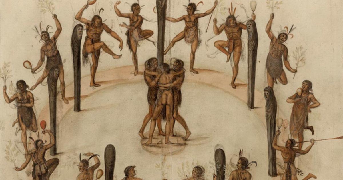 For centuries, indigenous history has been largely told through a European lens.         Source: John White, circa 1585-1593, © The Trustees of the British Museum, CC BY-NC-SA