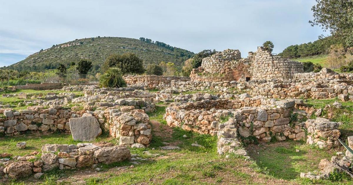 A view of Nuragic complex of Palmavera
