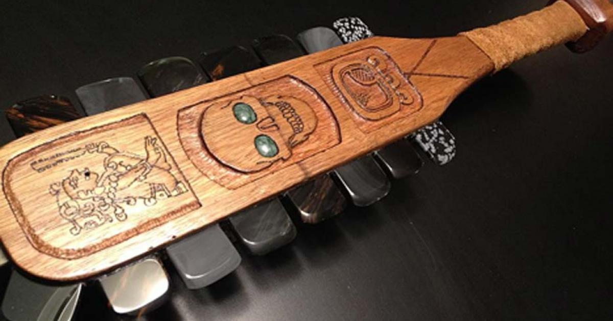 Aztec Gun Macuahuitl: Aztec Wooden ‘Paddles’ Are Obsidian Swords, Sharper Than ...