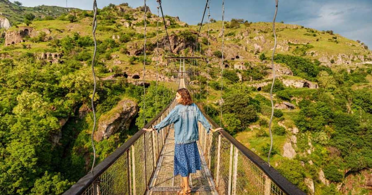 View of the Old Khndzoresk cave village. Source: EdNurg / Adobe Stock