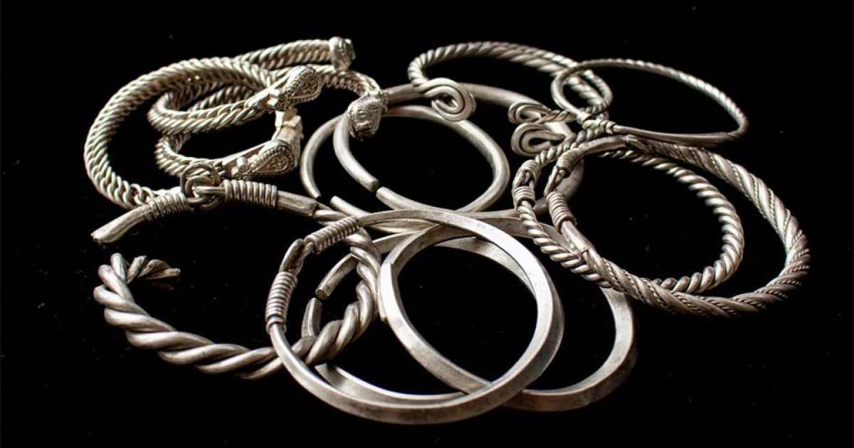 The Old Ryazan silver treasure hoard found recently in Ryazan, Russia, which was sacked by the Mongols in the early 12th century AD.        Source: Maxim Pankin / Russian Academy of Sciences