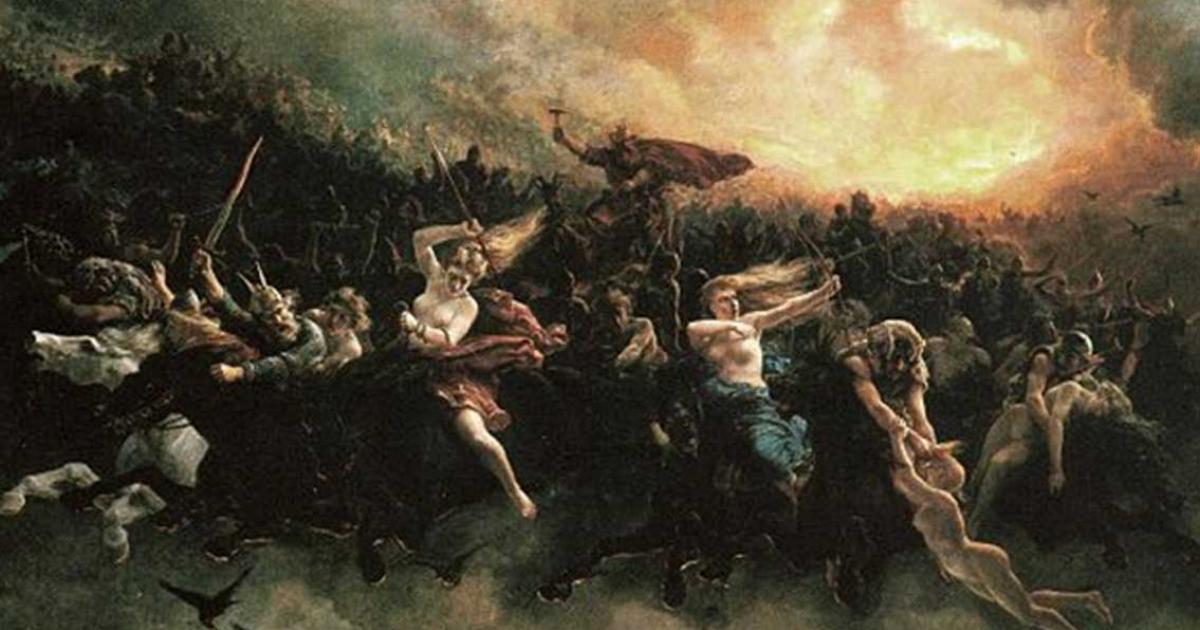 Åsgårdsreien (The Wild Hunt) by Peter Nicolai Arbo (1872).