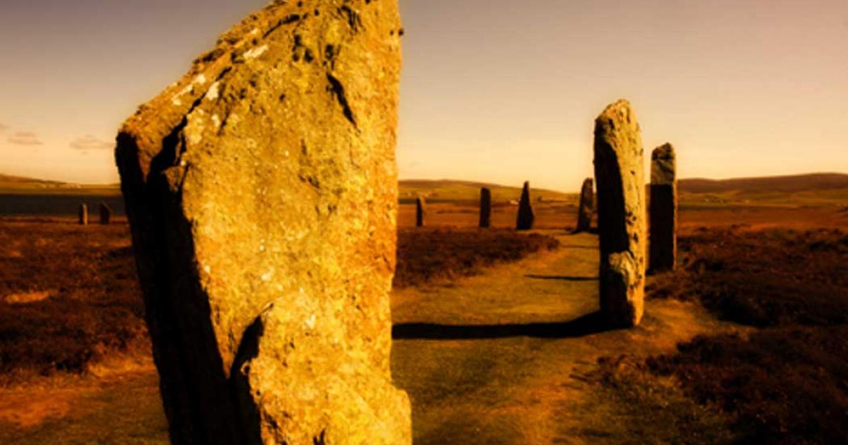 The Ring of Brodgar (or Brogar, or Ring o' Brodgar) is a Neolithic henge and megalithic circle on the Mainland, the largest island in Orkney, Scotland. 