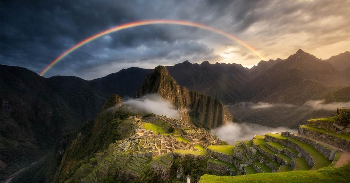 Do the rainbows over Machu Picchu end in the long-lost “pot of gold” that is Paititi, the last city of the Incas.              Source: Photography by KO / Adobe Stock