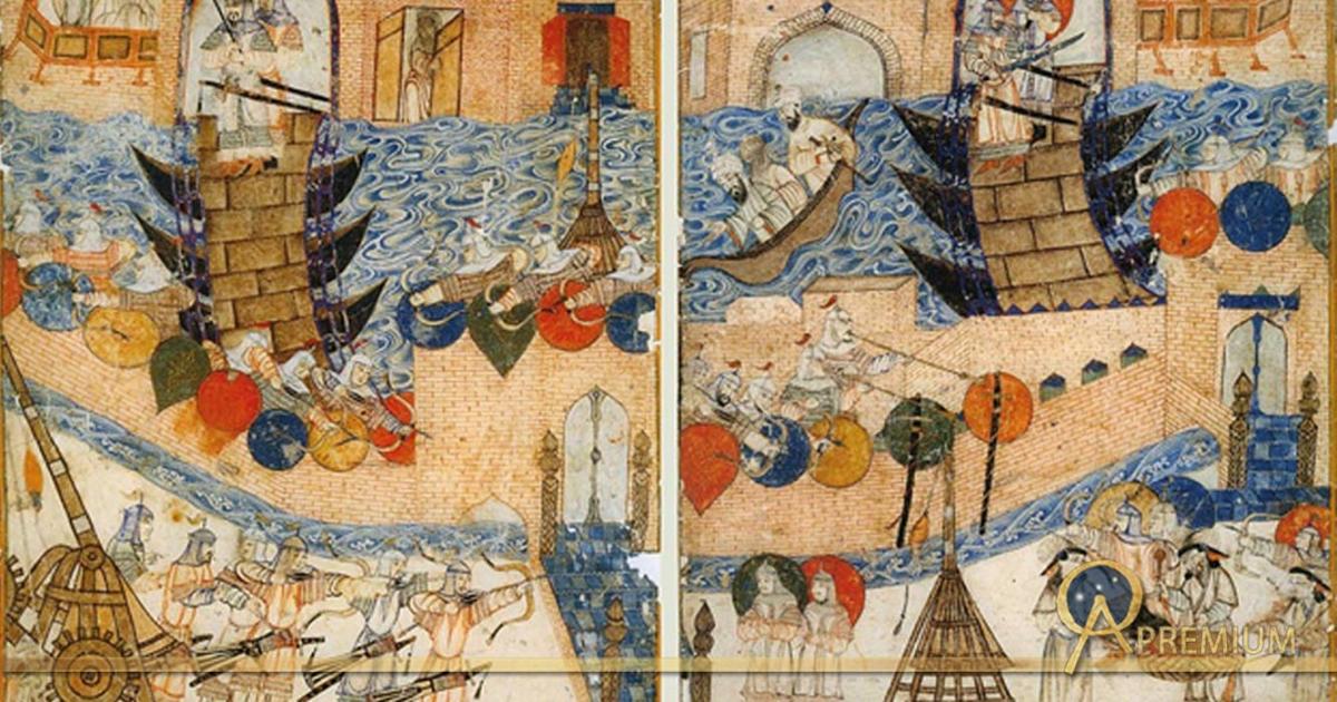 Conquest of Baghdad by the Mongols in 1258. 