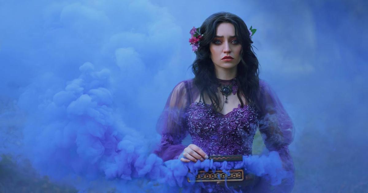 Modern representation of Pandora with the infamous box.