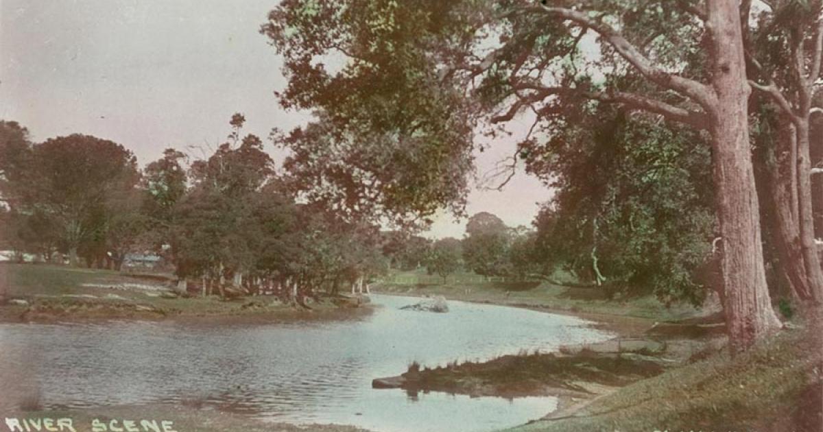 Old image of Parramatta River by Broadhurst, William Henry, 1855-1927	Source: Public Domain