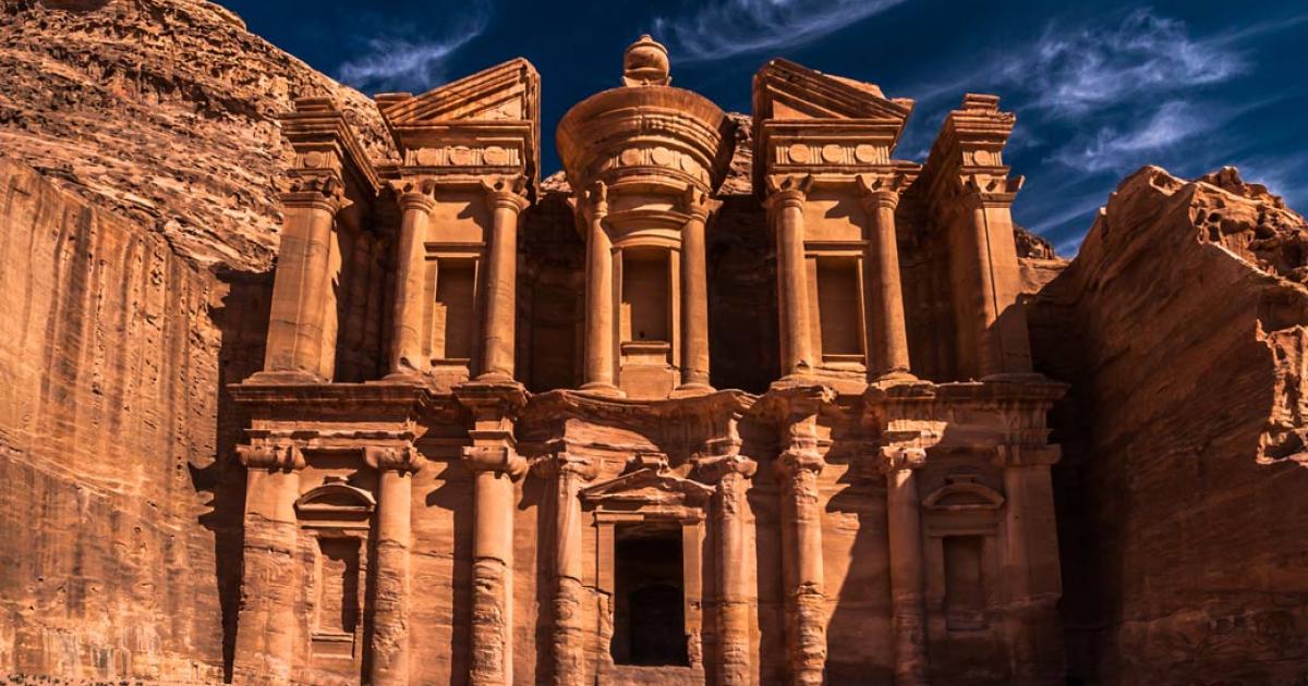 The ancient city of Petra, Jordan