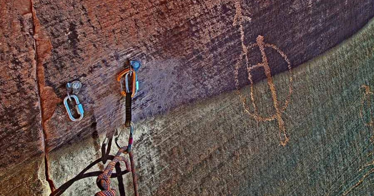 Illegal Climbing Route Set Over 1000-year-old Petroglyphs in Utah