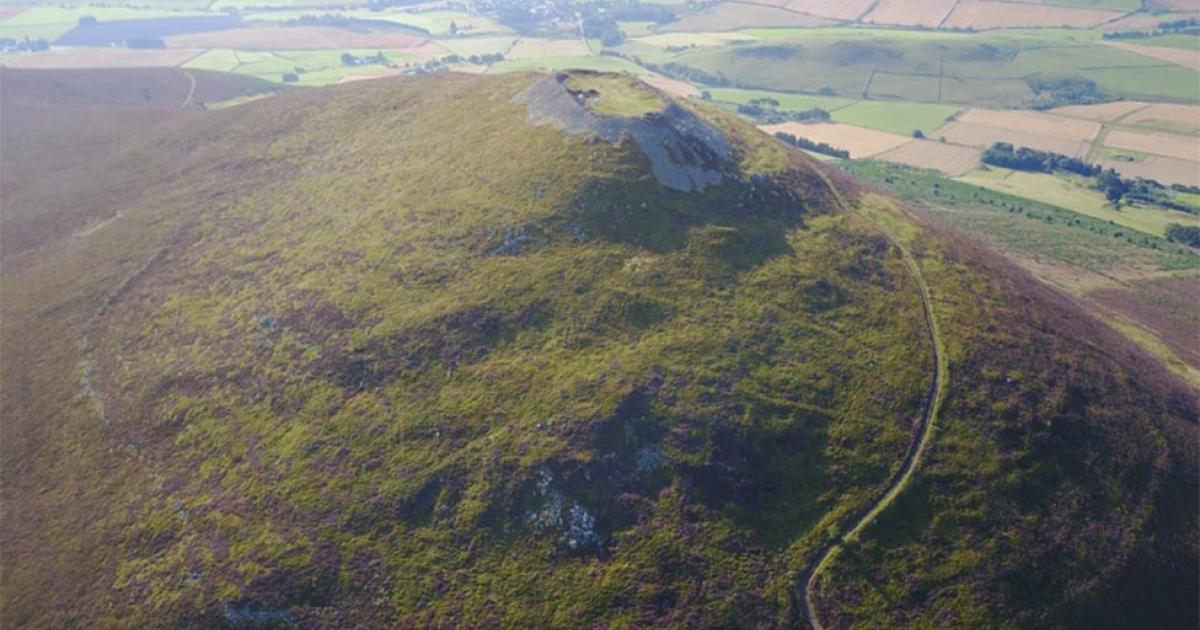Tap o’ Noth hillfort in Rhynie, Aberdeenshire, Scotland is one of the country’s biggest.             Source: University of Aberdeen