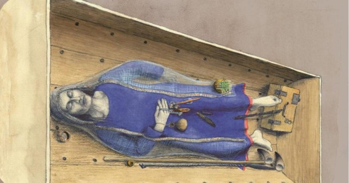 The burial of the Seeress of Fyrkat