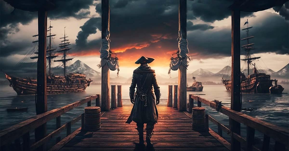 Pirate Port facing the sea. Source: Xilon/Adobe Stock