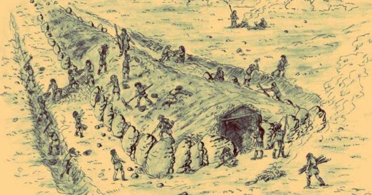 The 'Polish Pyramids' were megalithic structures that were built in ancient Poland by digging out the ground and piling large boulders on top. It is believed that their construction would have taken the work of hundreds of laborers. 